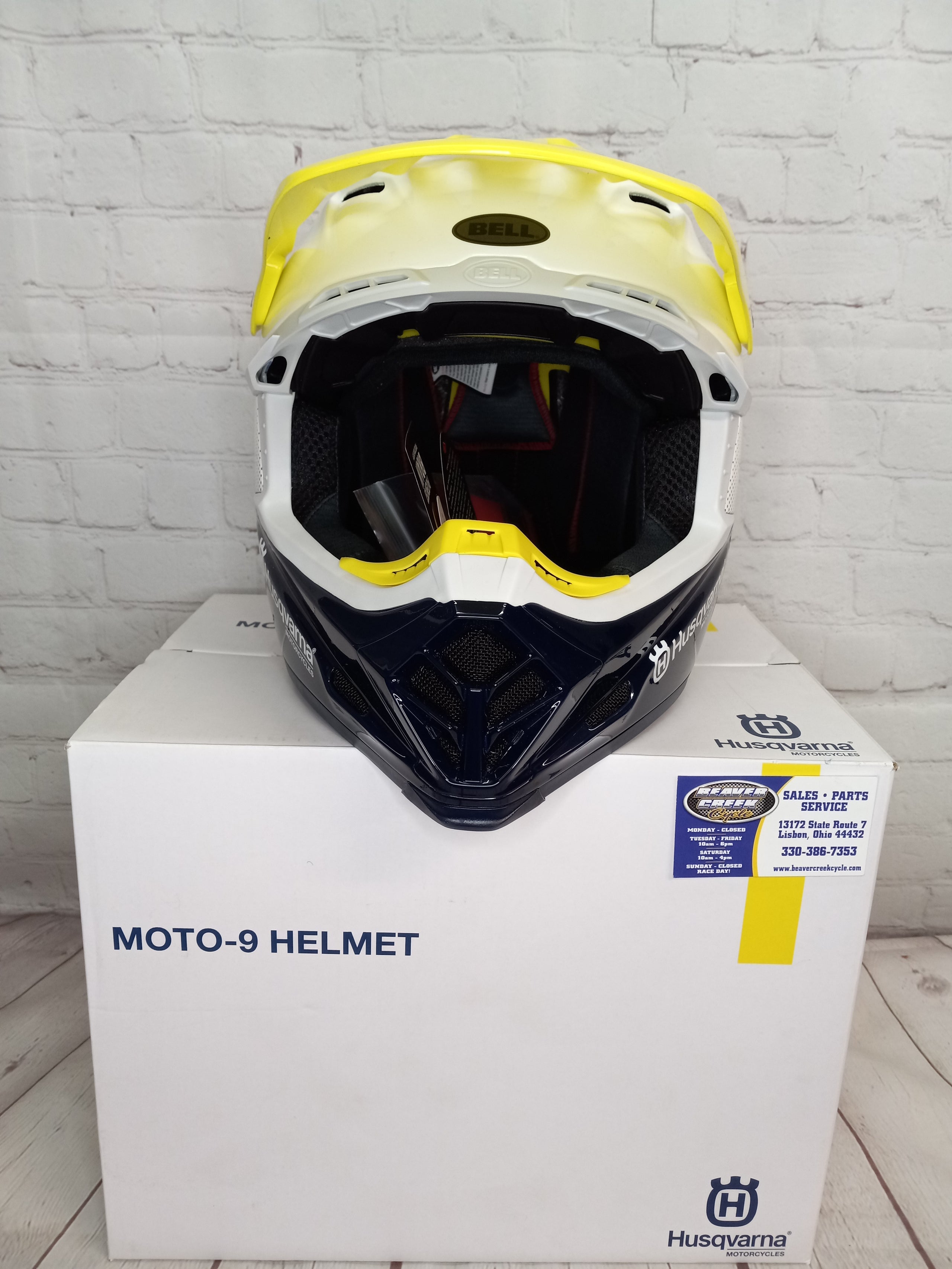 Husqvarna Moto 9 MIPS Gotland Helmet XXL Beaver Creek Cycle